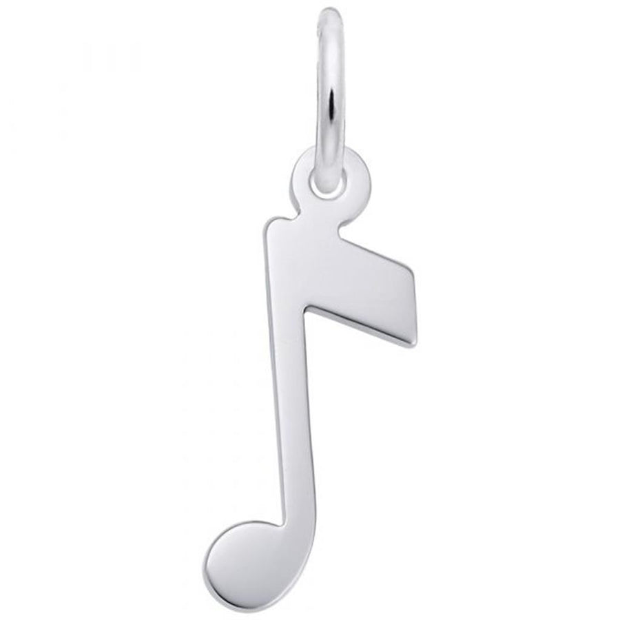 Rembrandt Charms Music Note Charm Sterling Silver