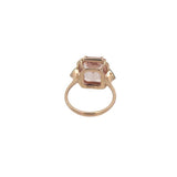 Gemma Morganite and Tsavorite Ring