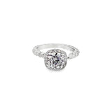 David Yurman Diamond Halo Engagement Ring