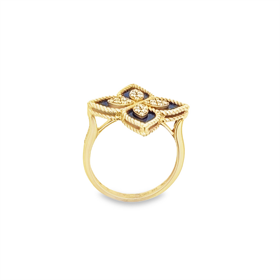 Lapis 14 Karat Yellow Fashion Ring