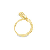 Yellow 14 Karat Drip Fashion Ring Estate Jewelry Size 8 Gram Weight: 6