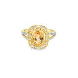 Imperial Topaz 14 Karat Yellow Fashion Ring
