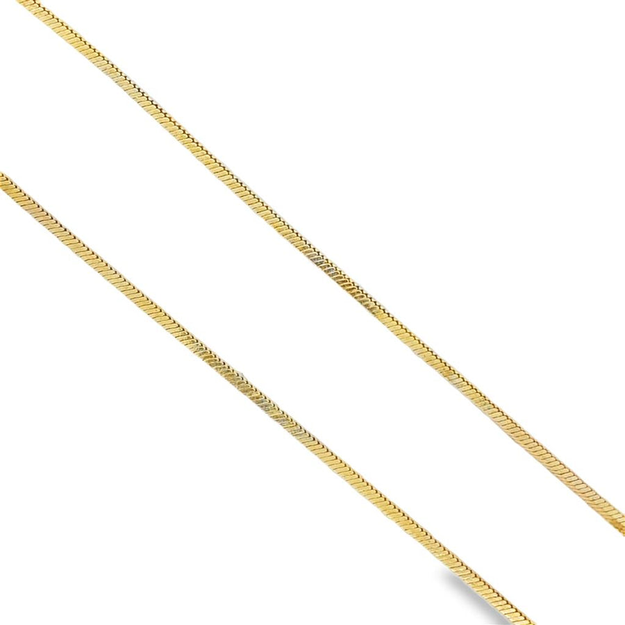 Estate Box Snake Chain Necklace