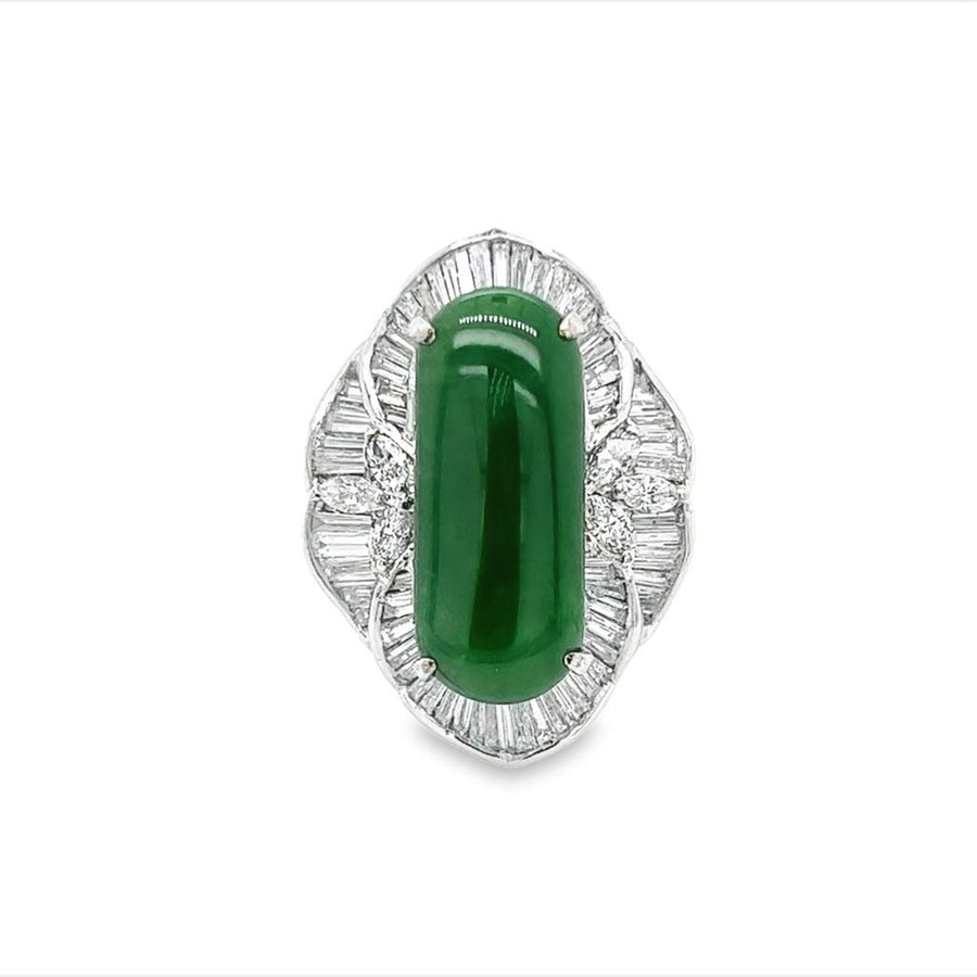 Estate Jade Ballerina Ring