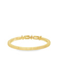 Lady's Yellow 18 Karat Prong Set Wedding/Anniversary Ring Size 6.5 Wit