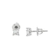 Estate Princess Diamond Stud Earrings