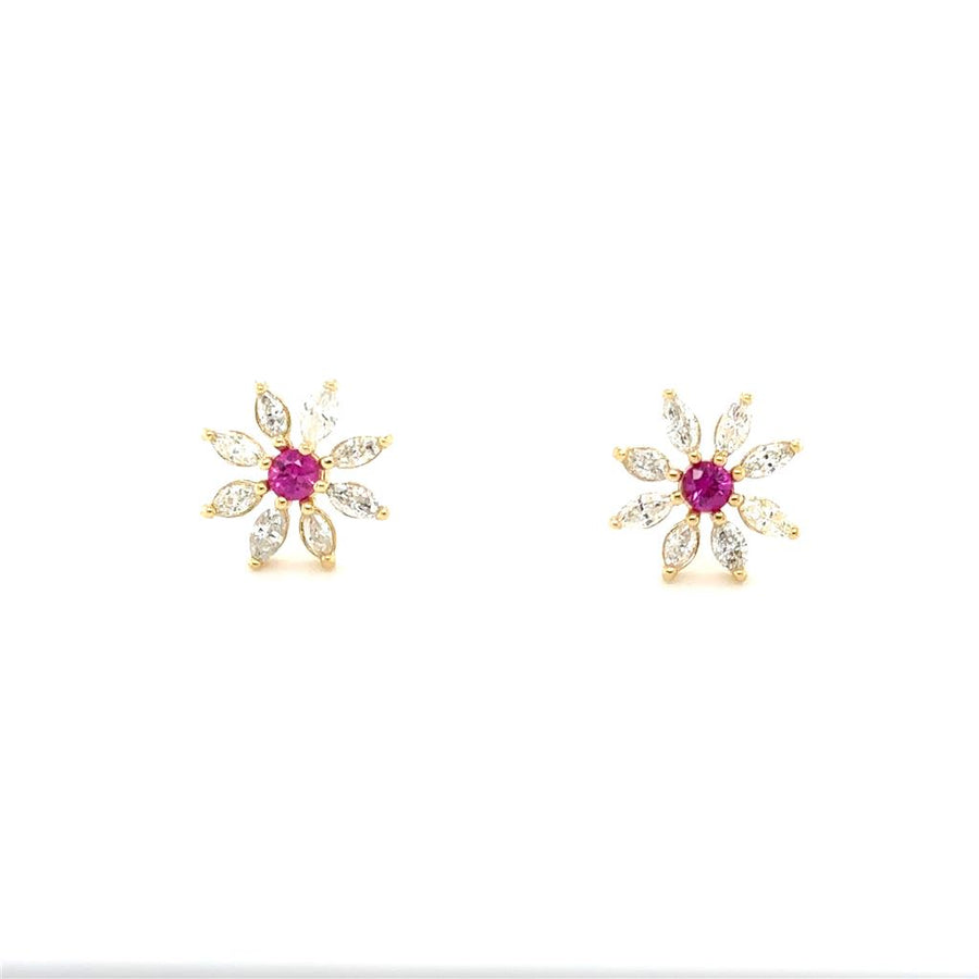 Colored Stone Earring