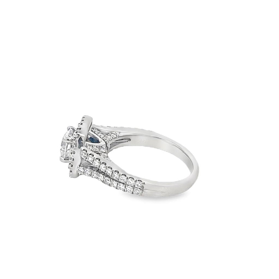Vera Wang Love Round Diamond Engagement Ring