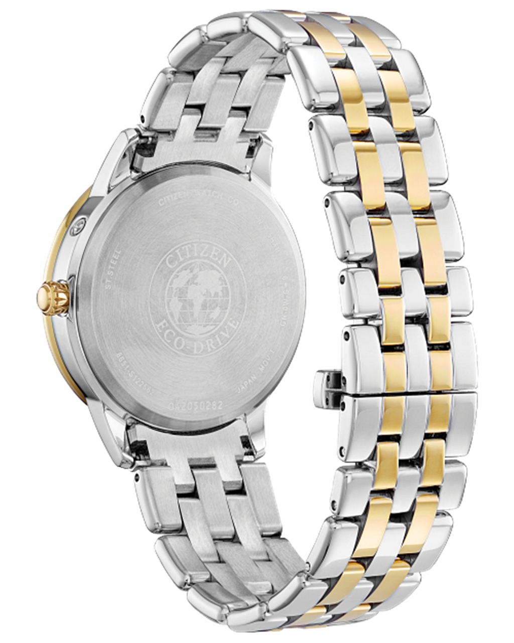 CITIZEN Eco-Drive Calendrier Ladies Watch Stainless Steel