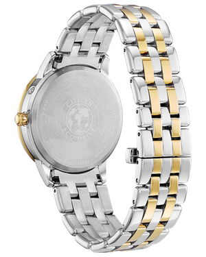 CITIZEN Eco-Drive Calendrier Ladies Watch Stainless Steel