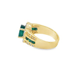 Emerald and Diamond Ring