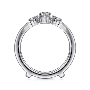 Gabriel & Co. 14K White Gold Diamond Ring Enhancer - 0.47 ct