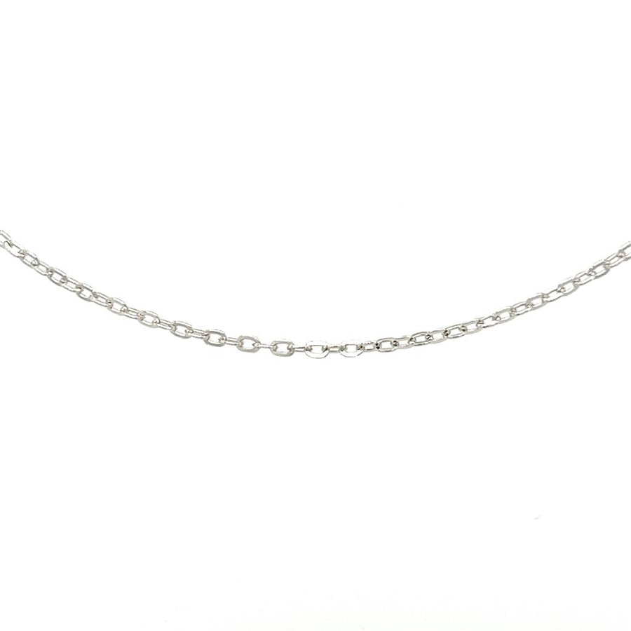 Sterling Silver Diamond Cut Cable Link Chain