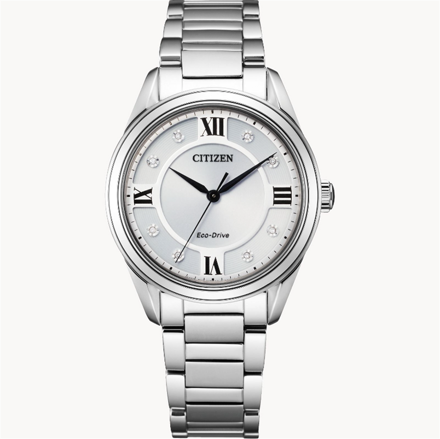 CITIZEN Eco-Drive Quartz Arezzo Ladies Watch Stainless Steel