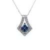 Estate Blue Diamond Necklace