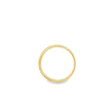 Lady's Yellow 14 Karat 2mm Gypsy Star Band Fashion Ring Size 7 5 = 0.0