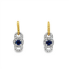 Simon G Sapphire & Diamond Earrings