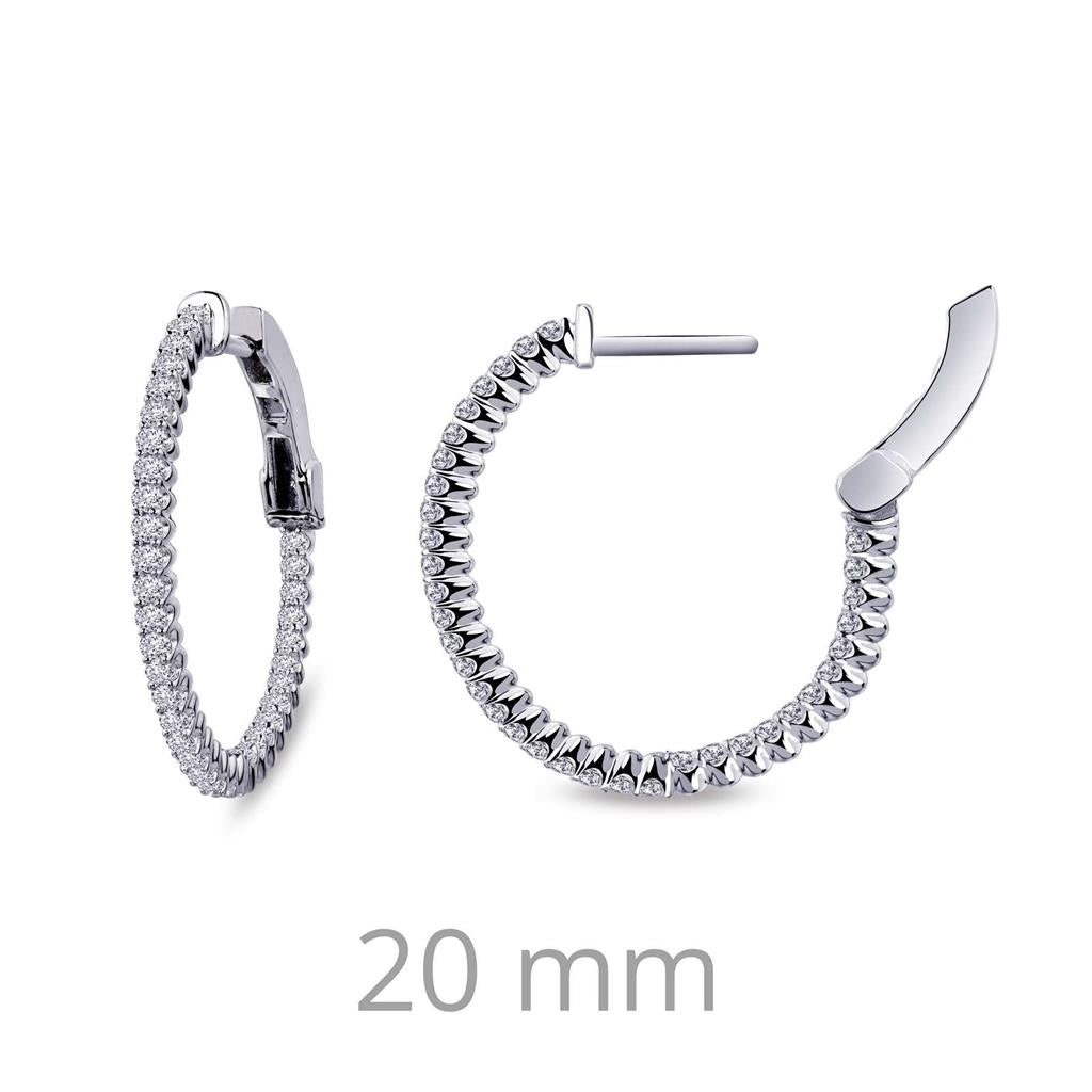 Lafonn 20 mm Hoop Earrings
