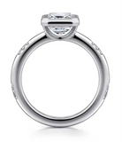 Gabriel & Co Bezel Engagement Ring Mounting
