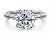 Gabriel & Co Lotus Solitaire Engagement Ring Mounting