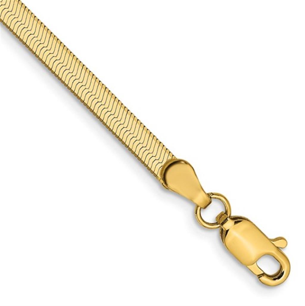 Estate Yellow Gold Herringbone Chain