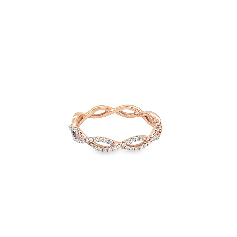Coast Diamond Twist Diamond Wedding/Anniversary Band