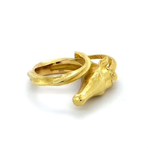 Estate Gazelle Head Ring