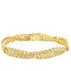 Estate Diamond Cut Braided Woven Bracelet