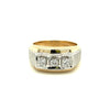 Estate Men's Three Stone Diamond Ring