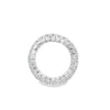 Nelson Lady's White 18 Karat Stretchy Diamond Eternity Wedding/Anniversary Ring