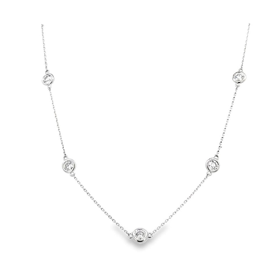 Diamond Station Necklace