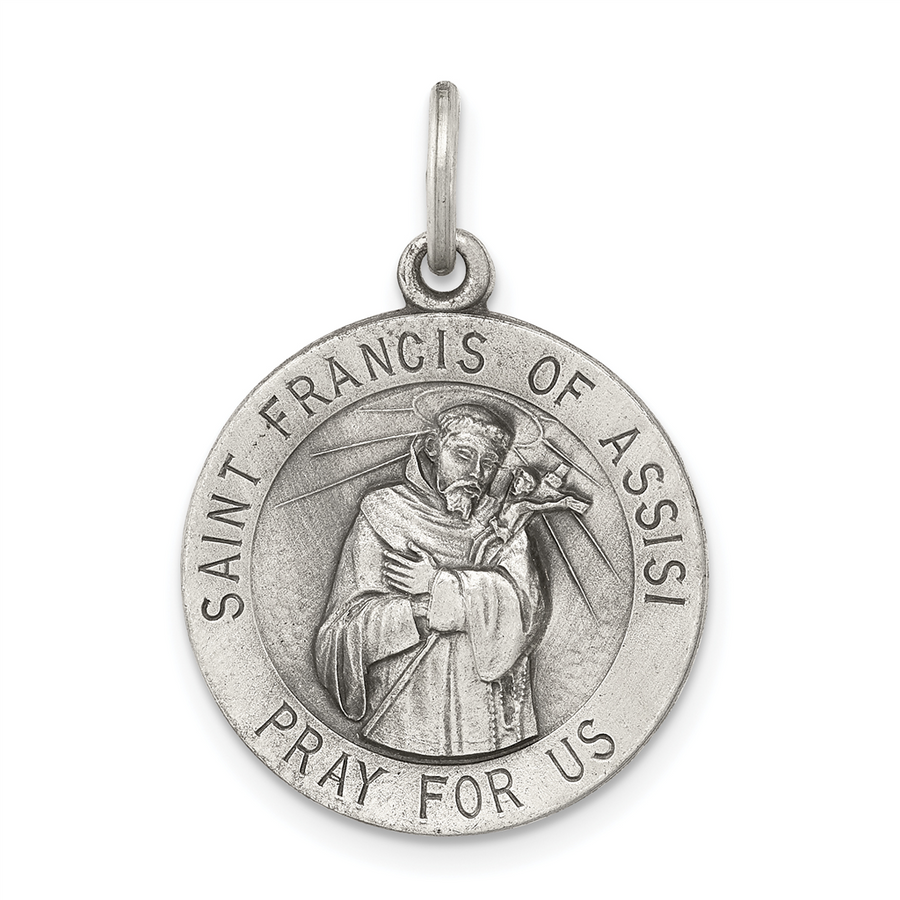 Lady's Sterling Silver St. Francis Charm