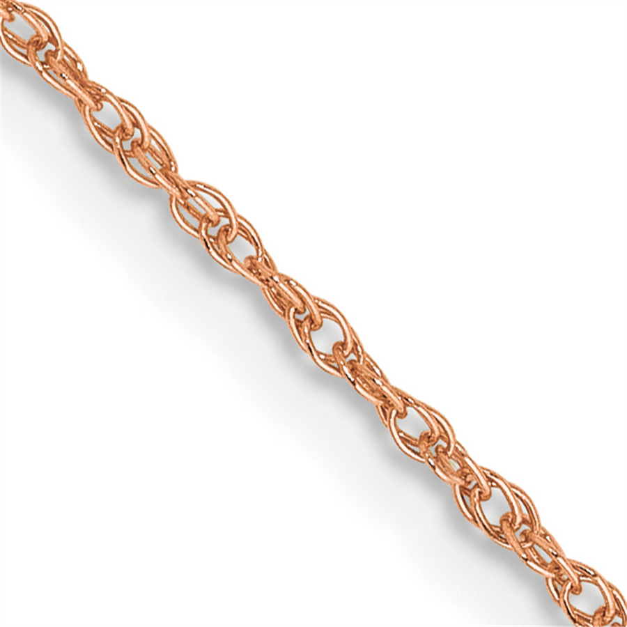 14 Karat Rose Gold Baby Rope Chain