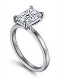 Gabriel & Co Claw Prong Solitaire Engagement Ring Mounting