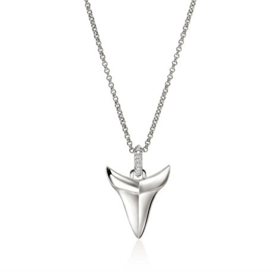 John Hardy Modern Talisman Shark Tooth Necklace