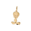 Yellow 14 Karat Tweetie Bird Charm Estate Jewelry Gram Weight: 1.4