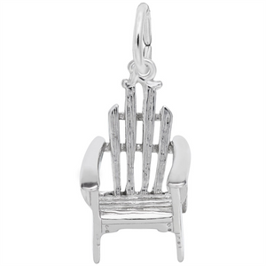Rembrandt Charms Adirondack Chair Charm Sterling Silver