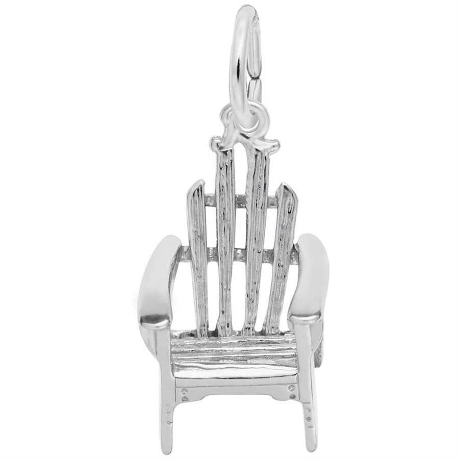 Rembrandt Charms Adirondack Chair Charm Sterling Silver