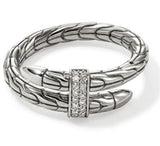 John Hardy Sterling Silver Single Wrap Spear Ring