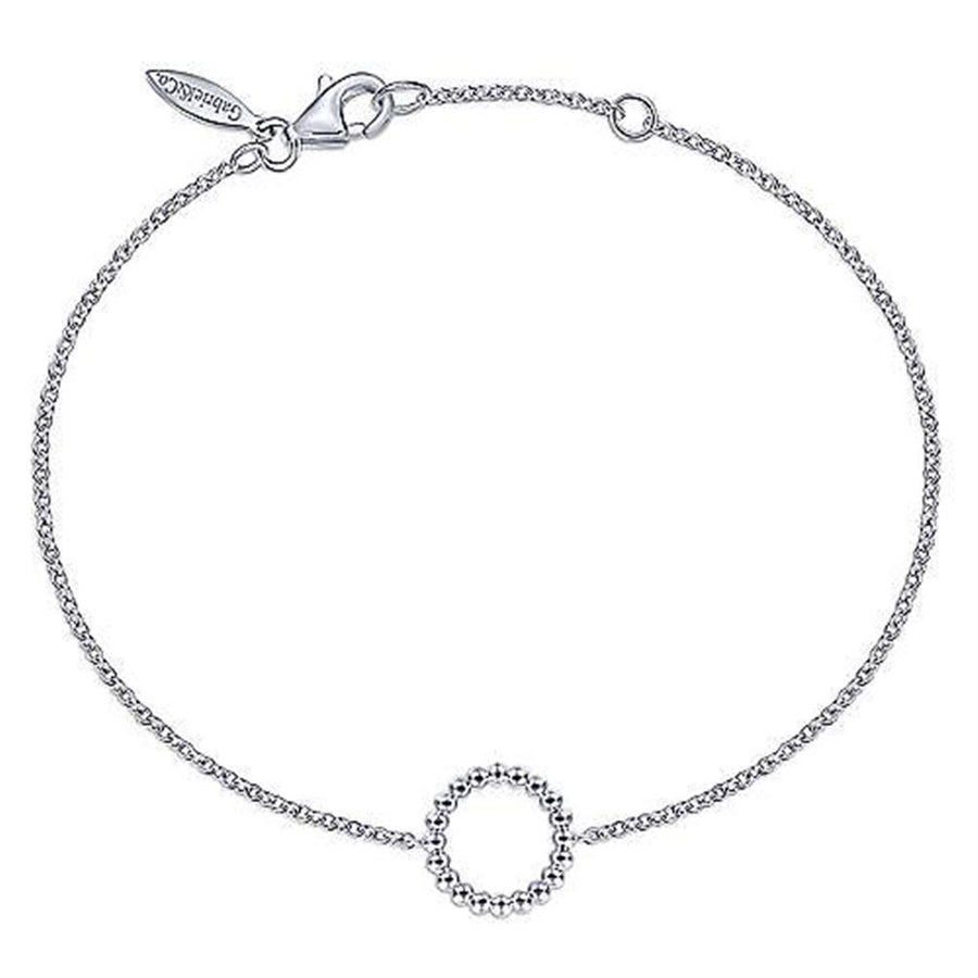 Gabriel & Co. Fashion 925 Sterling Silver Bujukan Circle Chain Bracelet