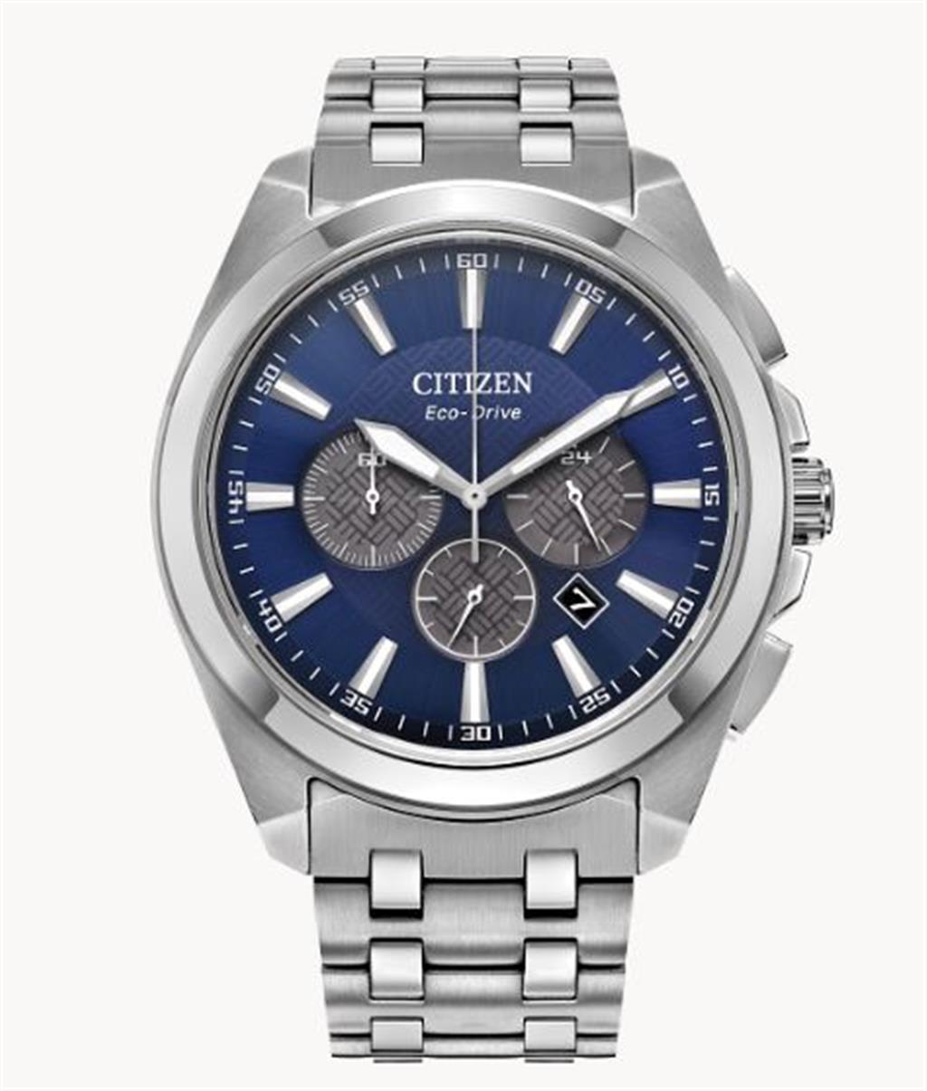 CITIZEN Stainless Steel Blue-Face Men's Watch "Peyten"