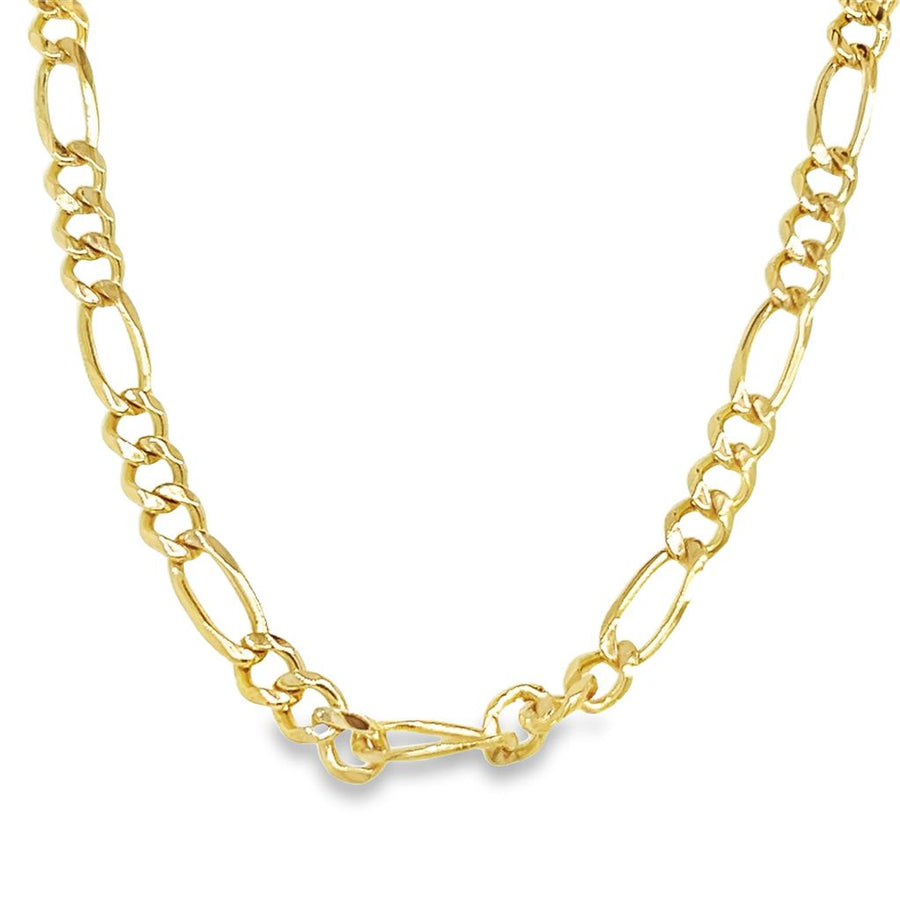 Yellow 14 Karat 3.8mm Figaro Chain