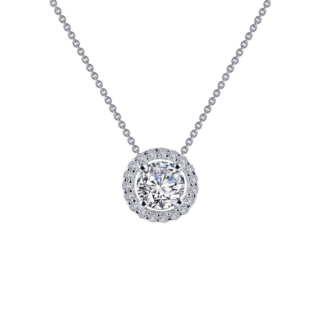 Lafonn 0.62 CTW Round Halo Necklace