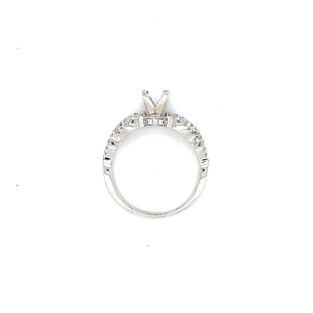 Estate Lady's Diamond Ring Mounting