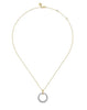 Gabriel & Co. Two Tone Bujukan Diamond Circle Necklace