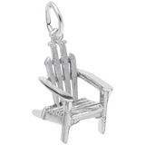 Rembrandt Charms Adirondack Chair Charm Sterling Silver