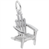 Rembrandt Charms Adirondack Chair Charm Sterling Silver