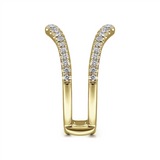 Gabriel & Co. 14K Yellow Gold Diamond Ring Enhancer - 0.49 ct