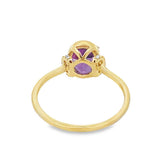 Amethyst 14 Karat Yellow Fashion Ring