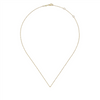 Gabriel & Co. Fashion 14K Yellow Gold Bujukan Pave Diamond Teardrop Pendant Necklace